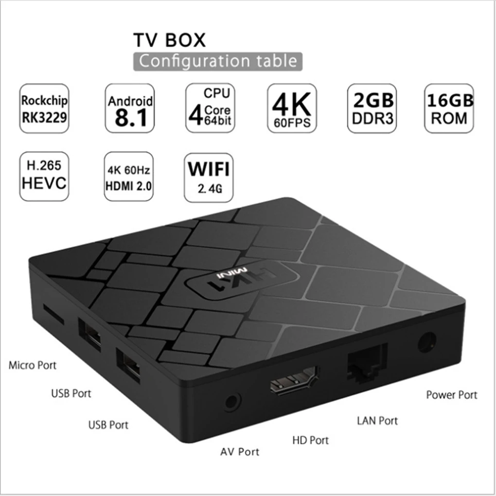 Smart tv Mini Box 4K разрешение HD выход wifi 2G+ 8G телевизор медиаплеер с выходом в Интернет Topbox пульт дистанционного управления