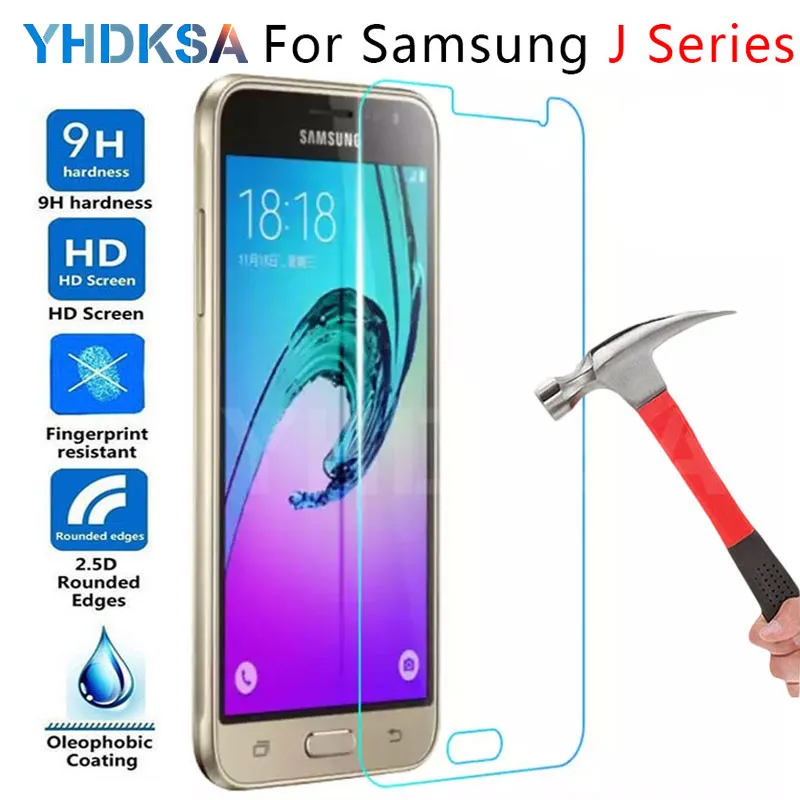 С уровнем твердости 9H HD закаленное Стекло для Samsung Galaxy J3 J5 J7 J2 J8 J4 J6 плюс Экран Защитная пленка защита Стекло