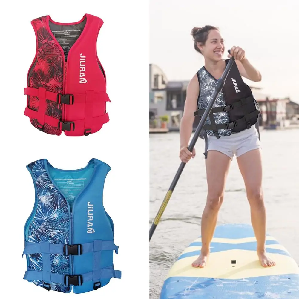 Universal Outdoor Swimming7-10 Vest Female Adult Professional Swimming High Buoyancy Fat Motorboat Water Rescue Life Jacket | Спорт и