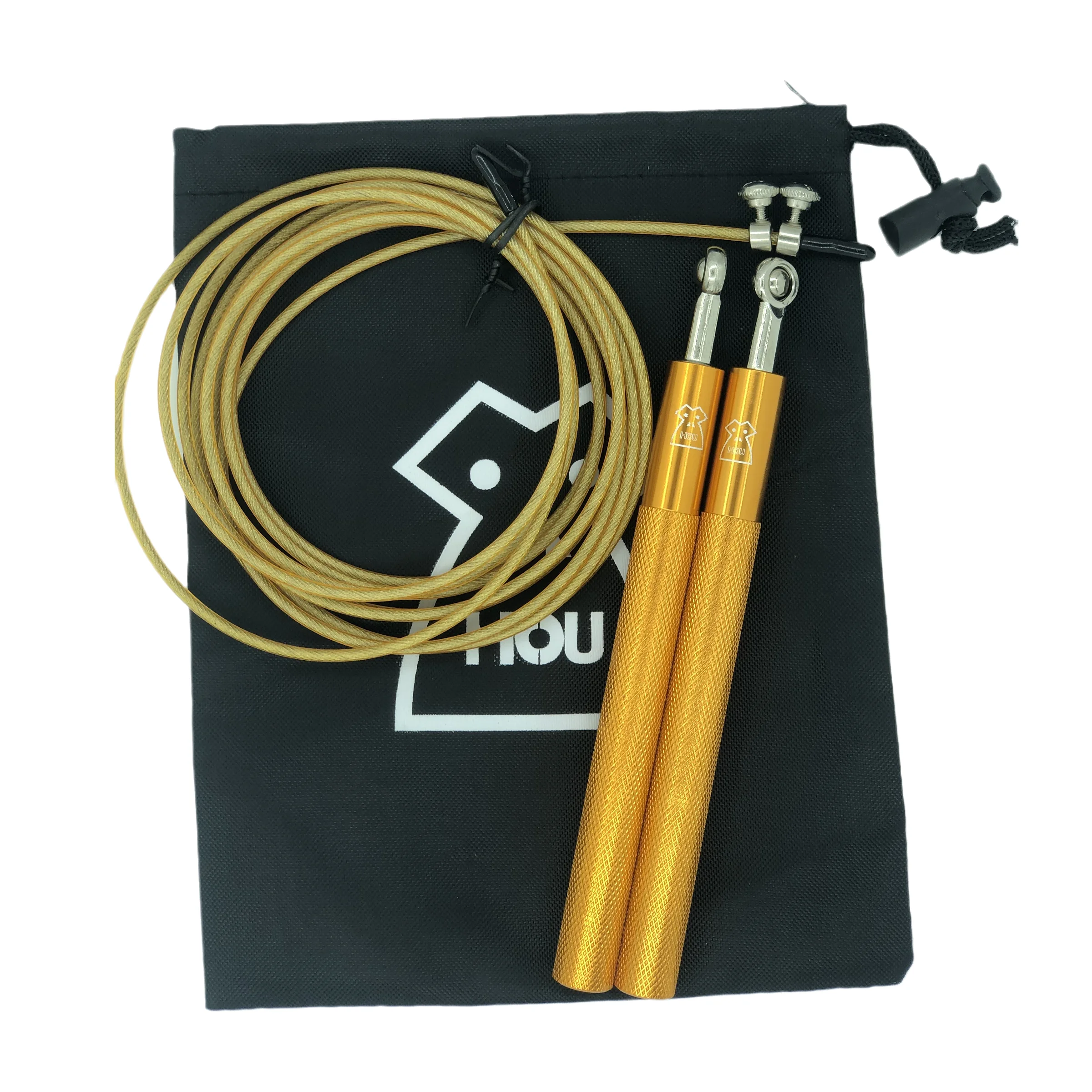 Skipping Ropes Light Bearing Steel Wire Crossfit Boxing MMA Training Anti-slip Adjustable For Jump Rope