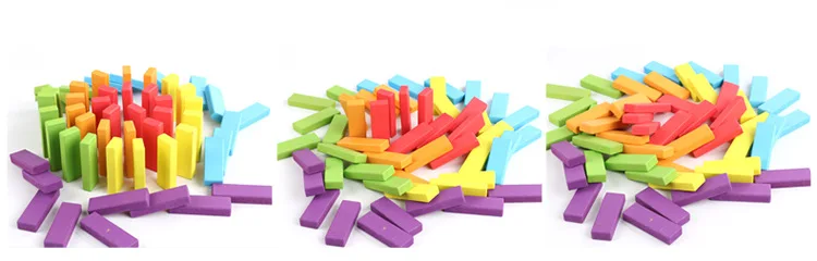Цветные деревянные блоки для взрослых, стек-ап, игра Chouchoule, насосные строительные блоки, настольные игрушки для родителей и детей