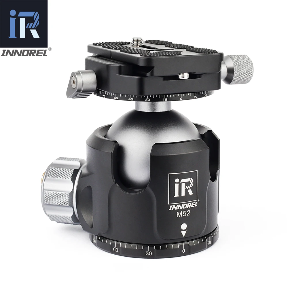 Cabeça de Bola Centro de Gravidade Innorel Panorâmica Vídeo Suporte Cabeça Novo Baixo Alumínio Tripé Ballhead Carga Máxima 30 kg M52 - M44 M36 - Image 3
