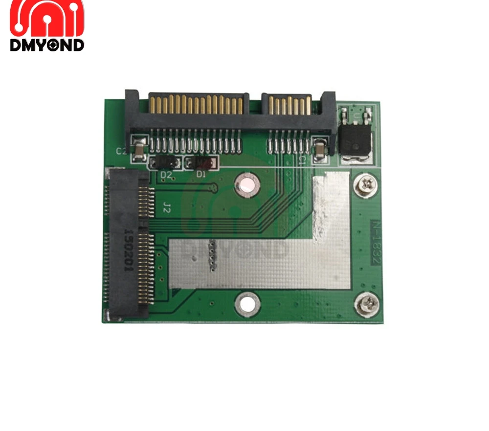 Мини PCI e msata 1 8 SSD до 2 5 IDE дюймовый жесткий диск 3 В 44pin карта Express Sata преобразователь
