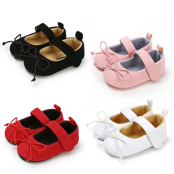 

Toddler Soft Soled Sneakers Toddler shoes 0-18M Bowknot Anti-Slip Baby Girl Shoes Casual Shoe newborn baby Walking Shoes