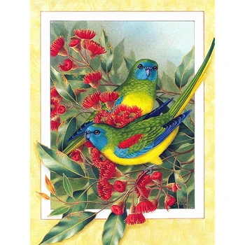 

Evershine 5D Diamond Painting Flowers And Birds Full Square Drill Embroidery Full Set Crystal Mosaic Painting Home Decoration