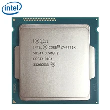Intel Core i7 4770K SR147 3.5GHz 84W LGA 1150 Quad Core CPU Intel I7 4770K Desktop Processor tested 100% working