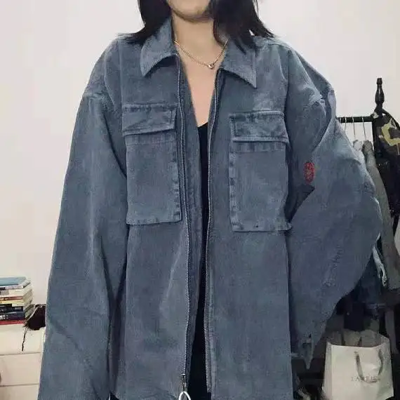 19SS c. E CAV EMPT Куртки Оверсайз верхняя одежда высокого качества куртки kanye west куртка в стиле хип-хоп куртка для мужчин и женщин уличная одежда - Цвет: blue gray