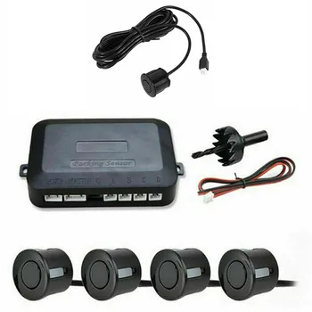 

High Quality Car Parking Rear Reversing Sensors 4 Sensors Kit Buzzer Audio Alarm Set Car Radar Monitoring System Kit