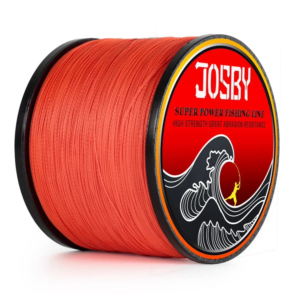 JOSBY 4 нити 1000 м PE плетеная рыболовная леска соленая вода плетение Карп Рыболовный шнур Pesca провод супер сильный Оранжевый многоцветный цвет|Рыболовные лески|   | АлиЭкспресс