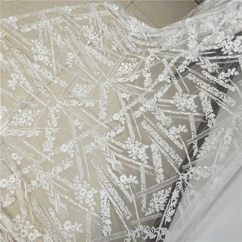 Саржевая блестящая ткань с цветочной вышивкой для свадебного платья, детская одежда, вспомогательная дизайнерская ткань для лоскутного шитья