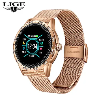 

LIGE New Smart Watch Men Heart Rate Blood Pressure Monitoring IP67 Waterproof Sport multi-function Smartwatch fitness tracker
