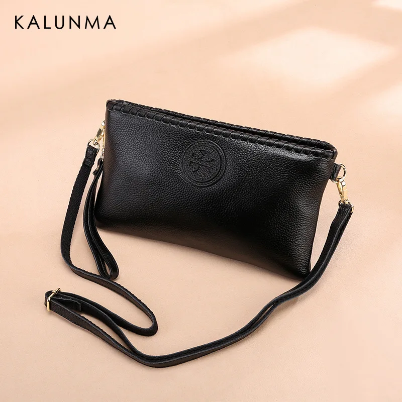 

SENDEFN Woman Handbags Genuine Leather Composite Bag Soft Cowhide Skin Female Shoulder Crossbody High Quality Natural Messenger