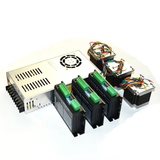 3Axis Nema 23 Stepper Motor 186oz-in 2.8A& Driver JT442 CNC stepper motor driver kit