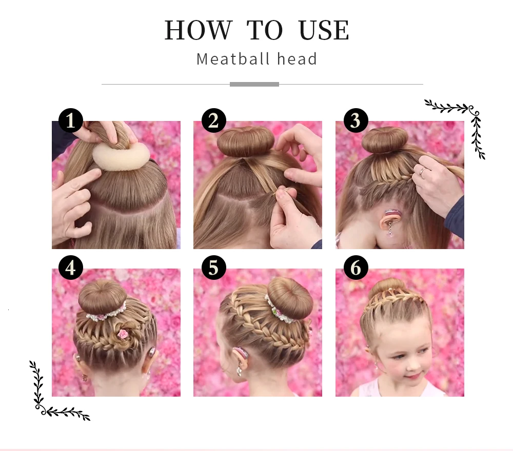 HOBUN big hair donut bun maker accessoire cheveux chignon donuts haar hairstyling french tools for hair braid accessories 0119