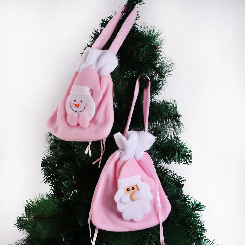Christmas Decor Gift Bag Christmas Eve Apple Packaging Bag Portable Candy Bag Christmas Tree Decorations Christmas candy bag