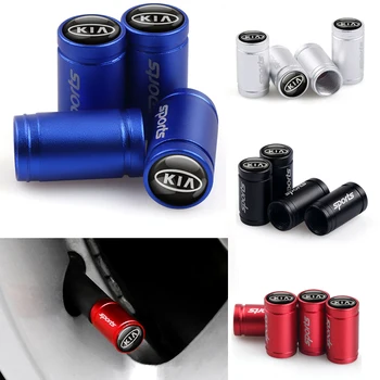 

New 4PCS Wheel Tire Parts Valve Stem Caps Cover For Kia Ceed Rio Sportage R K3 K4 K5 Ceed Sorento Cerato Optima Accessories