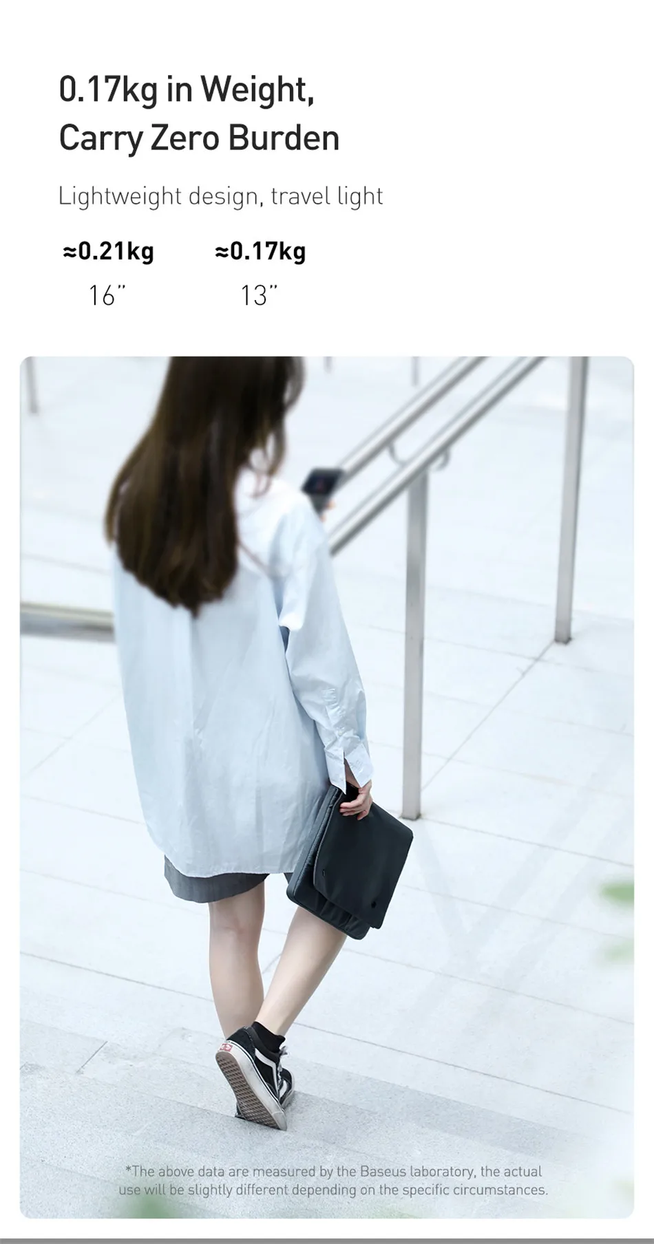 Baseus Basics Series 16 inch Laptop Sleeve description image 2
