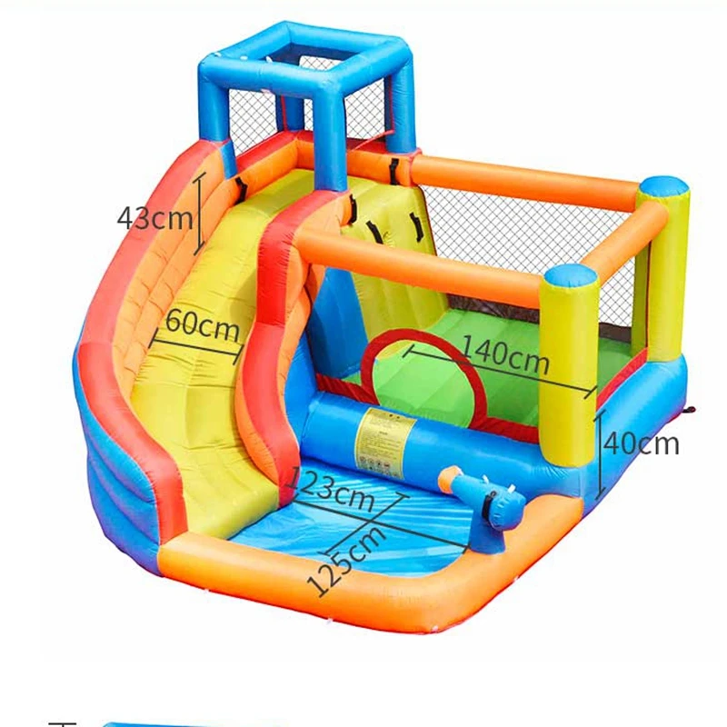 Water slide with cannon (3)