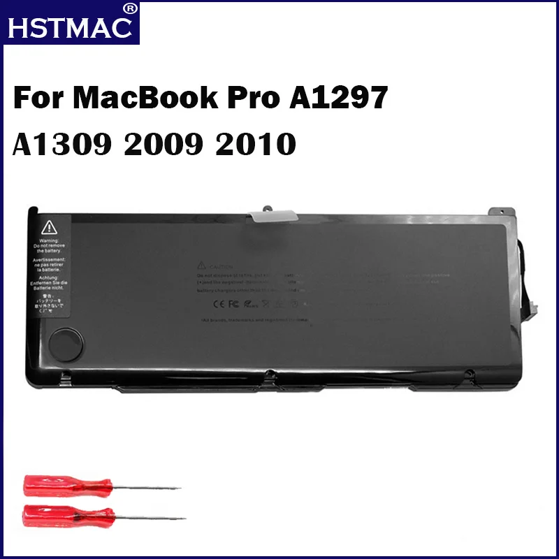Аккумулятор A1309 7 3 в 95 Втч для MacBook Pro 17-дюймовый ноутбука A1297 2009 2010 MC226/A MC226CH/A