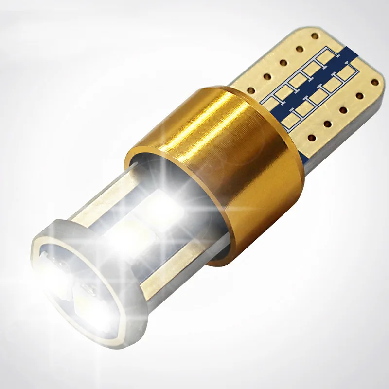 100 шт. авто светодиодный W5W Canbus 194 3030 6SMD лампа для парковки, чтения, зазора, внутренний светильник 6000K 12V для автомобиля, мотоцикла