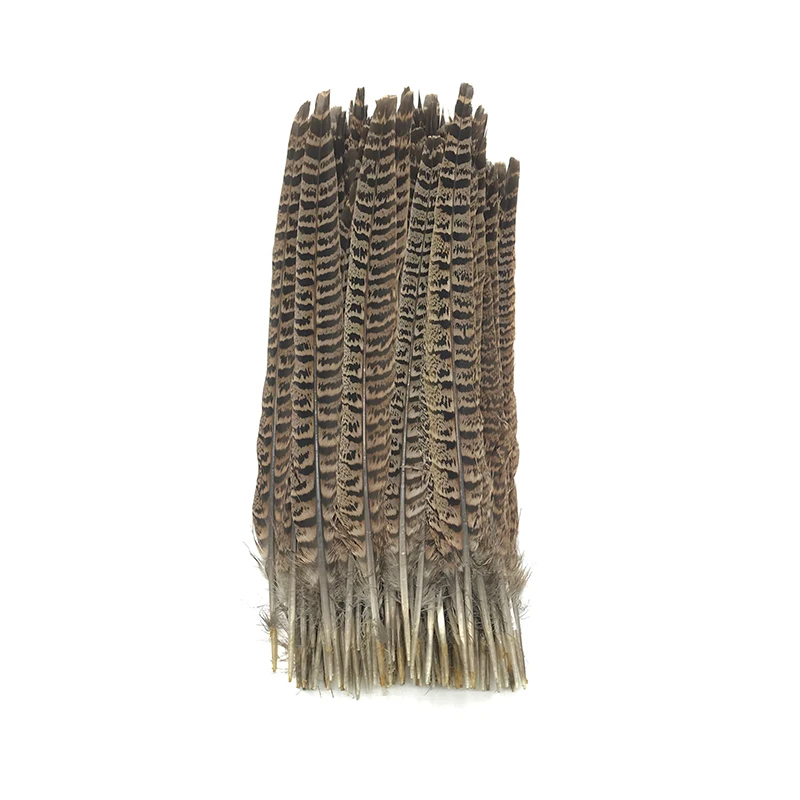 Natural color Горячая Распродажа 20 штук красивые 25-30 см перья фазана украшения для вечеринок своими руками - Цвет: Natural color