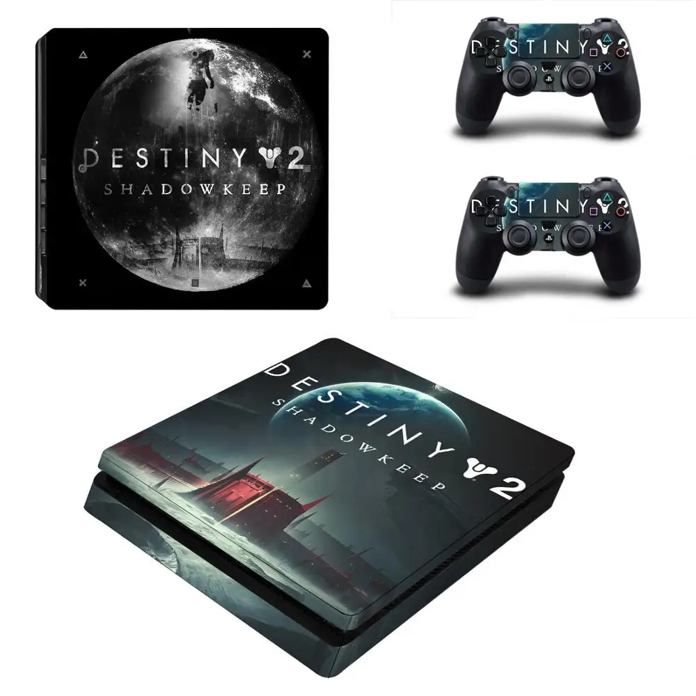 Destiny 2 Shadowkeep PS4 тонкая кожа Наклейка для playstation 4 консоль и контроллер PS4 тонкая кожа Наклейка виниловая - Цвет: YSP4S-3951