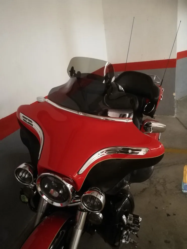 Прозрачный Регулируемый ветровой спойлер для Yamaha XJ6 FZ1 MT09 BMW F650 Ducati Victory|Козырьки