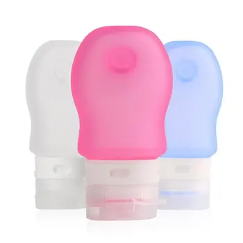 

3pcs/set Silicone Tube Squeeze Bottle Shampoo Shower Gel Lotion Sub-bottling Travel Hot Selling free shiping Worldwide sale