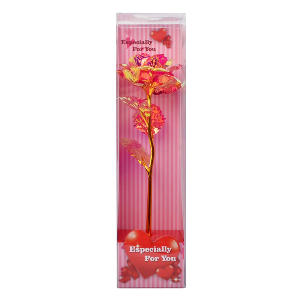 Galaxy Rose Flower подарок на день Святого Валентина влюбленных Романтические цветы с любовной основой домашнее украшение стола подарки для девочек и женщин