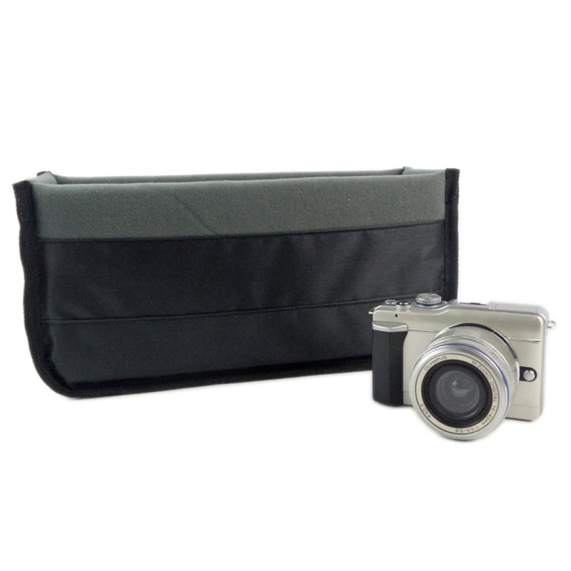 Ударопрочный DSLR Slr камера Органайзер-вставка чехол перегородка защитный чехол (черный + серый)