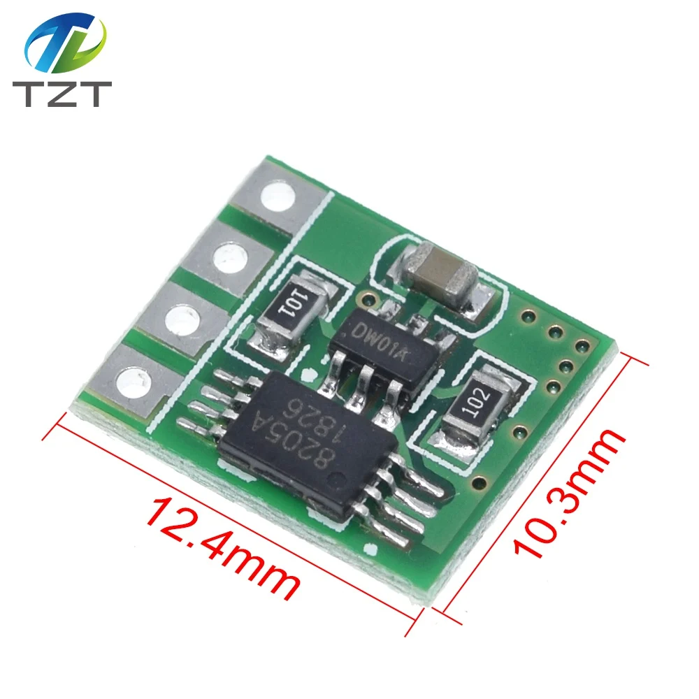 TZT 3,7 в 4,2 в 3 А литий-ионный аккумулятор зарядное устройство от перезарядки разрядка перегрузки по току Модуль защиты DD04CPMA