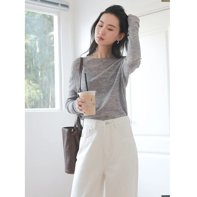 2020 Spring Sweater New Korean Women's Sweater Fashion Thin Long-sleeved Bottoming Shirt Sweater Women 2020 Spring Sweater New Korean Women's Sweater Fashion Thin Long-sleeved Bottoming Shirt Sweater Women