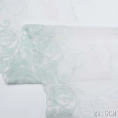 約55ヤードのメッシュ刺繍レーストリム生地人形女の子服アクセサリー手作りdiy衣類縫製高品質21 5cm 5tiraishop