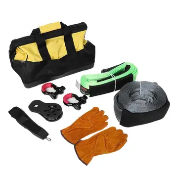 

Multi-Function Wild Land Rescuing Equipment Set 7 in 1 Heavy Duty Recovery Securing Accessory araba aksesuar automobiles