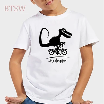 

Fashion Tshirt Boys/Girls Dinosaur Animal Tops Short Sleeve 3-9 Years Tee Shirt Summer Top Summer Kids Clothes