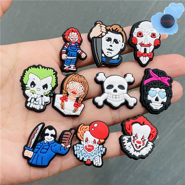 Hot Sale 1pcs Shoe Charms Skull Zombie Vampire Eyeballs Pvc Cute Garden  Shoe Buckle Decoration Fit Croc Jibz Kids X-mas Gift - Shoe Decorations -  AliExpress