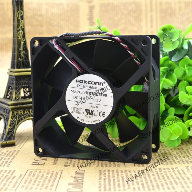 

Original NEW PV903824H2BF 0D 24V 0.65A 9CM 9038 3 wires Motor protection cooling Fan