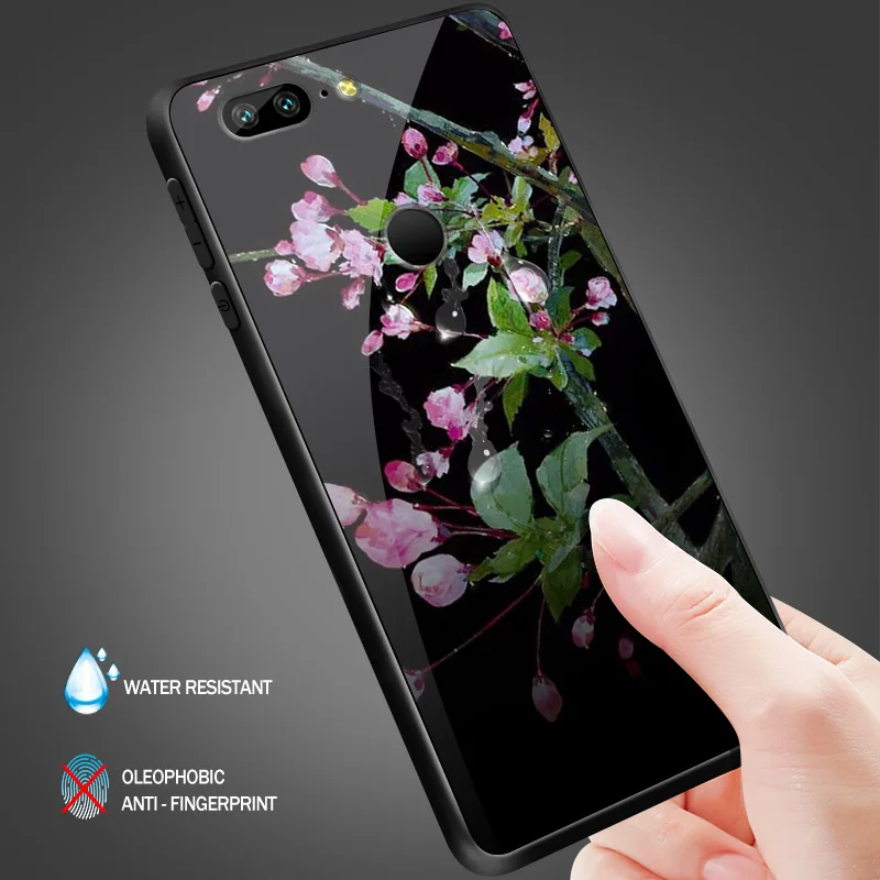Чехол из закаленного стекла для OnePlus 5T 3 3T 5 6 6T 7 7 Pro для samsung Galaxy S10 S8 S9 Plus, модные Противоударные Защитные чехлы из ТПУ