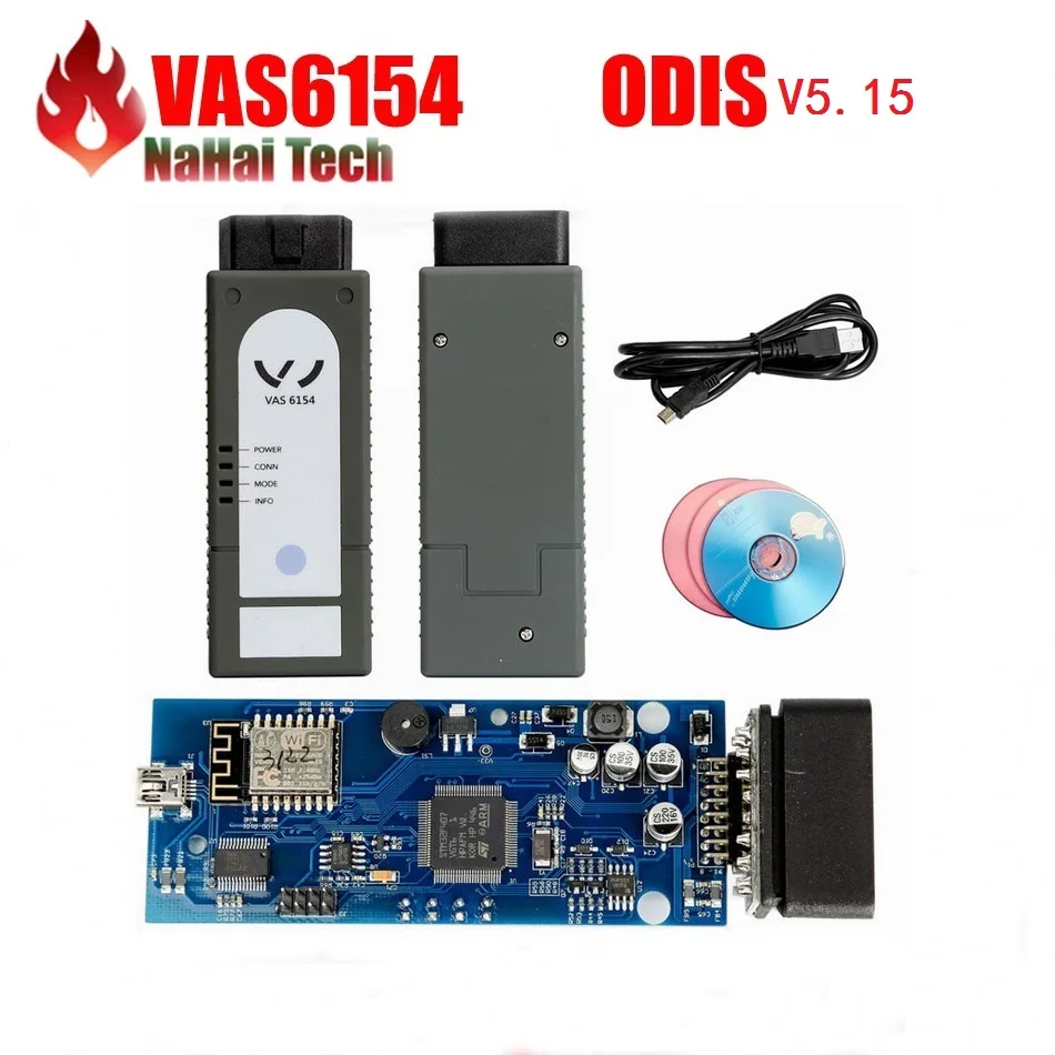 Диагностический сканер 2019 VAS6154 VAS 6154 ODIS 5 15 с Wi Fi аналогичен диагностическому
