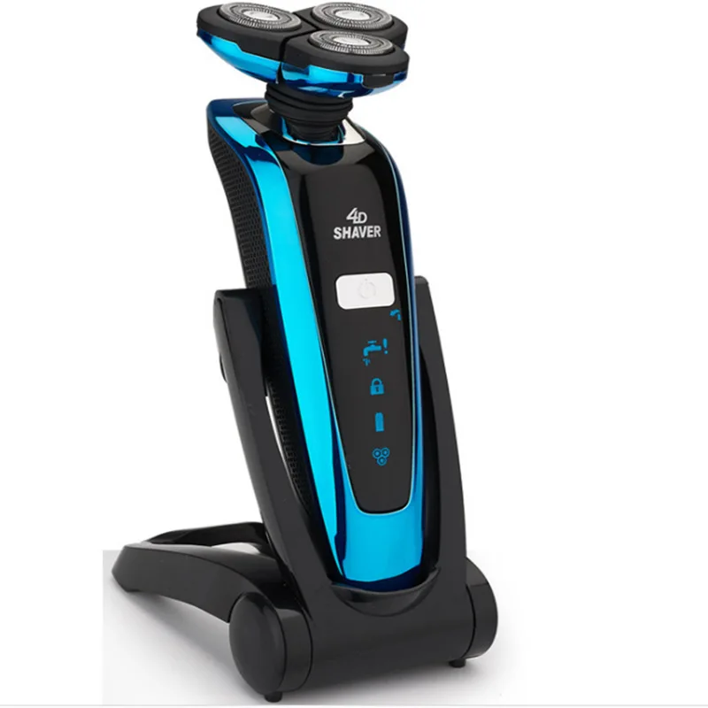 4 in1 Men Washable Rechargeable Electric Shaver Electric Shaving Beard Machine Razor Rechargeable 4D Sarmocare barbeador