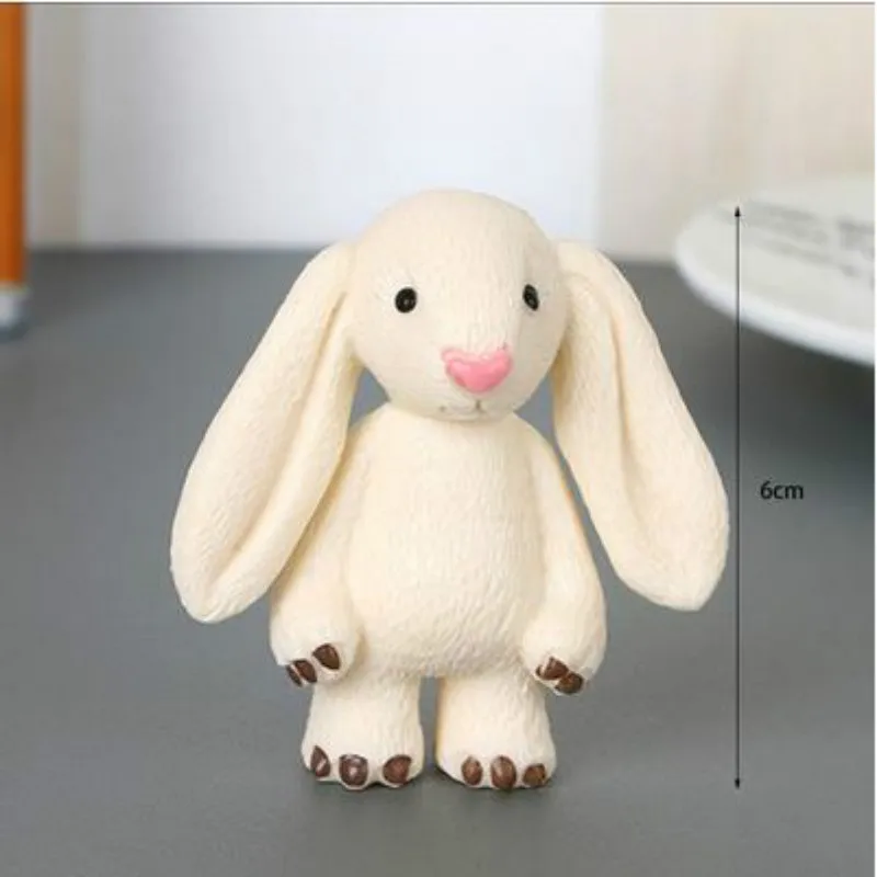 rabbit White Украшение для выпечки торта, украшение в виде мультяшного кролика, маленькая модель камеры, украшение в виде кролика, детское праздничное платье для дня рождения - Цвет: rabbit White