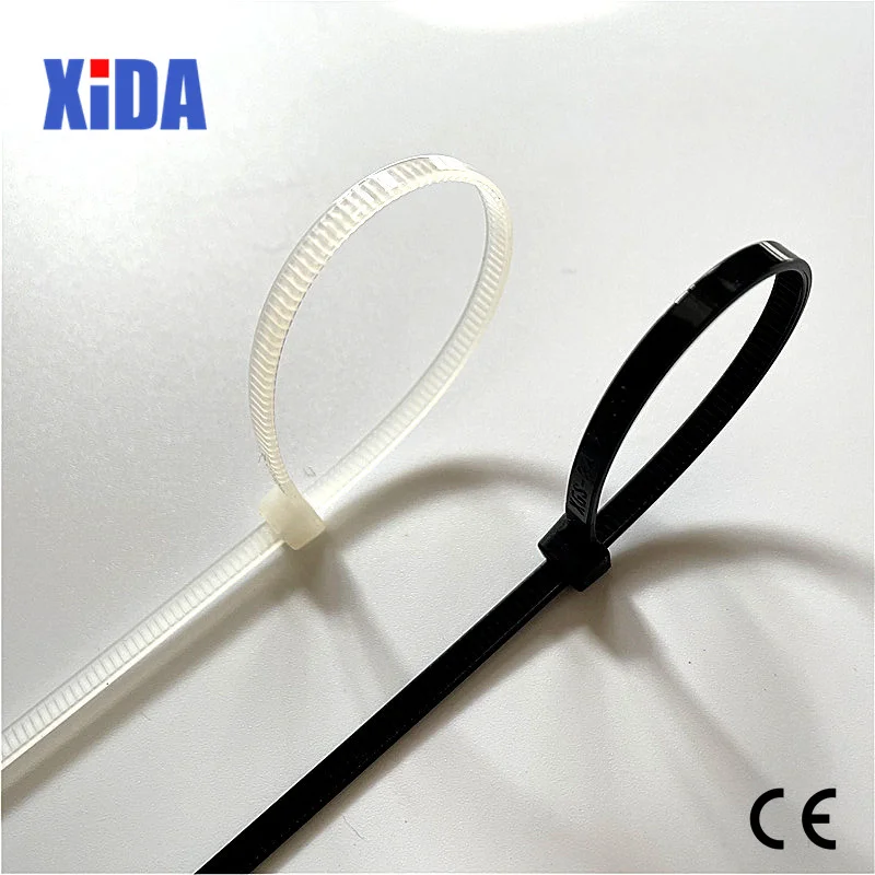 Self-Locking Plastic Nylon Tie 100PCS/Bag Black White Zip Wraps Strap Nylon Cable Tie Set 3*100 Fastening Ring 3X200 Loop Wire cable ties nylon cable ties cable tie nylon zip ties