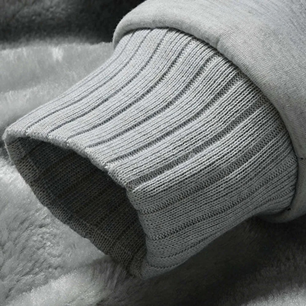 Мужская флисовая куртка на молнии с длинным рукавом и флисовой подкладкой|Парки|