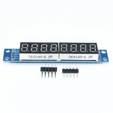 H11 MAX7219 CWG 8-Digit Digital Tube Display Control Module Red Three IO