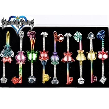 

New anime game set Kingdom Hearts sora riku kairi key blade model accessories cosplay