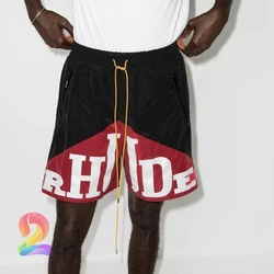 RHUDE – short surdimensionné pour homme et femme, vêtement ample et décontracté avec cordon de serrage 
