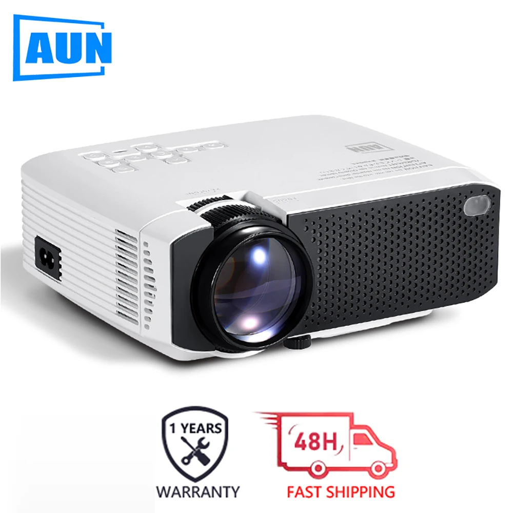 Мини-проектор AUN D50 X96Q Android Wi-Fi 4K поддержка Full HD 1080P |