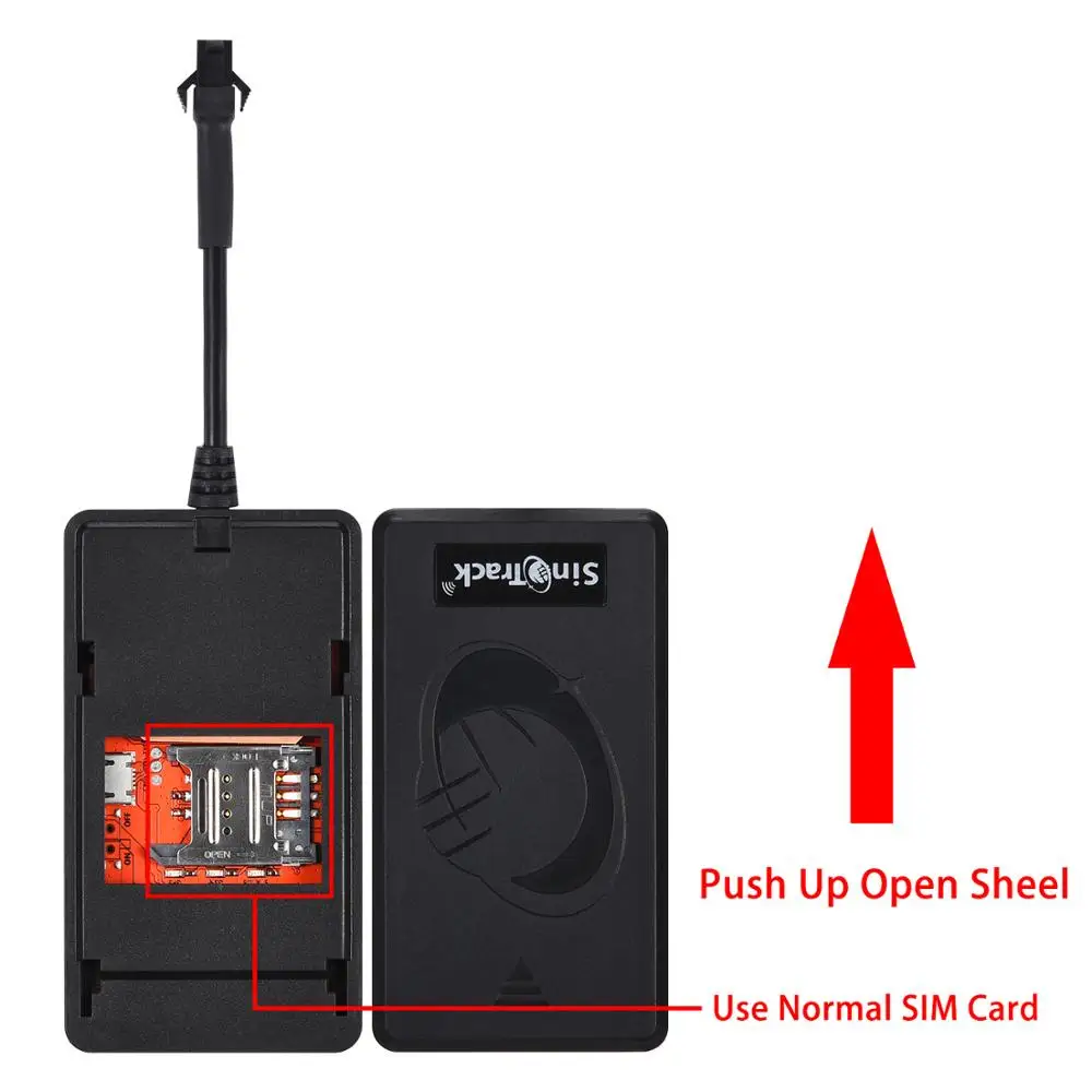 SinoTrack Автомобильный GPS трекер Отслеживание в реальном времени GSM GPRS монитор Мини