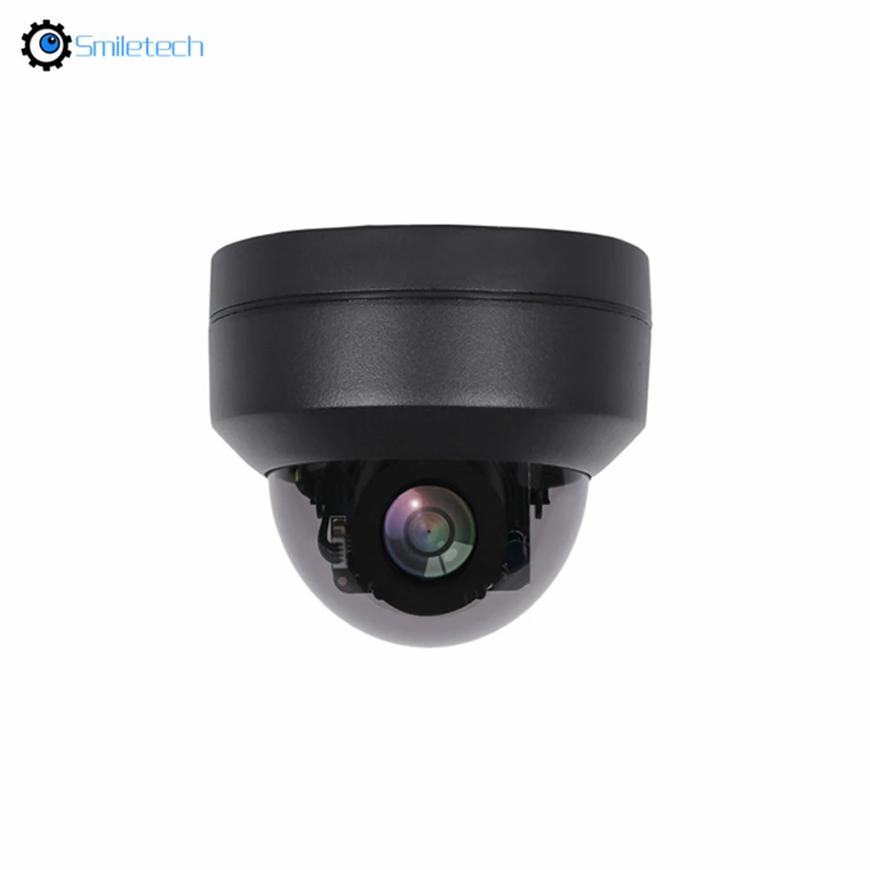 Мини Крытый 2MP 4 в 1 CVI TVI аналоговая IR PTZ камера 4X оптический зум 5MP
