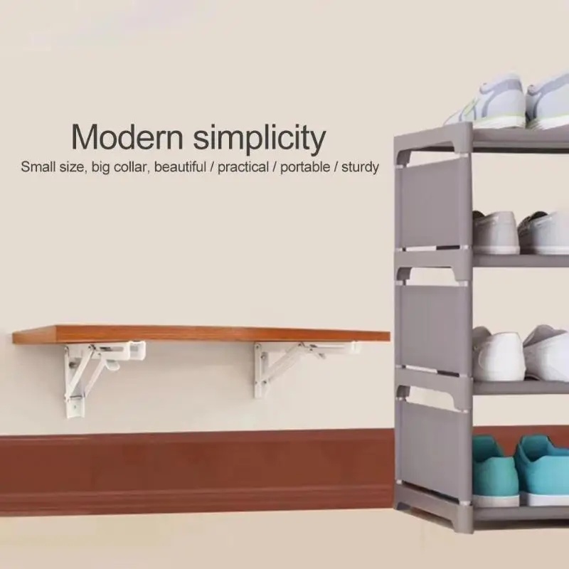 

2pcs Stainless Steel Triangular Storage Rack Wide Scope of Application Holder Practical Durable Wall-mounted Shelf Brackets